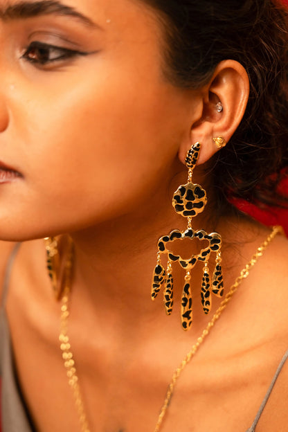 Sassy Scratch Statement Earrings 
