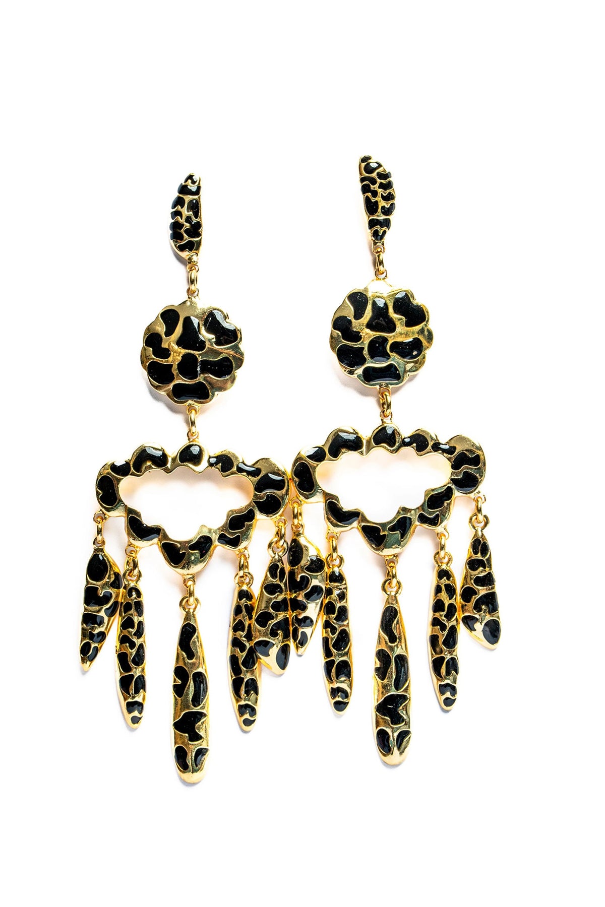 Sassy Scratch Statement Earrings 