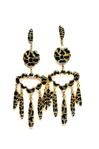 Sassy Scratch Statement Earrings 