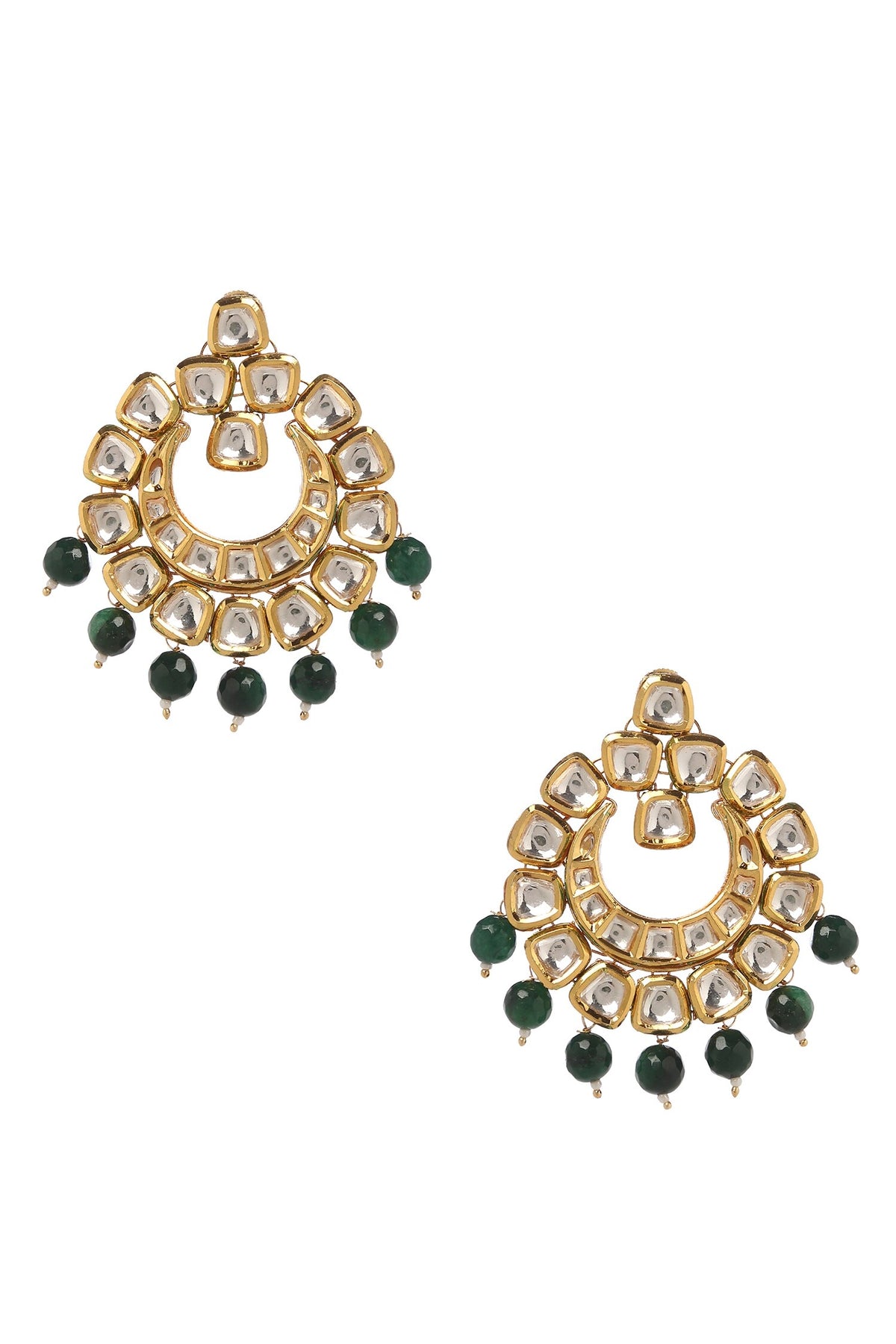 Kundan Embellished Chandbalis 