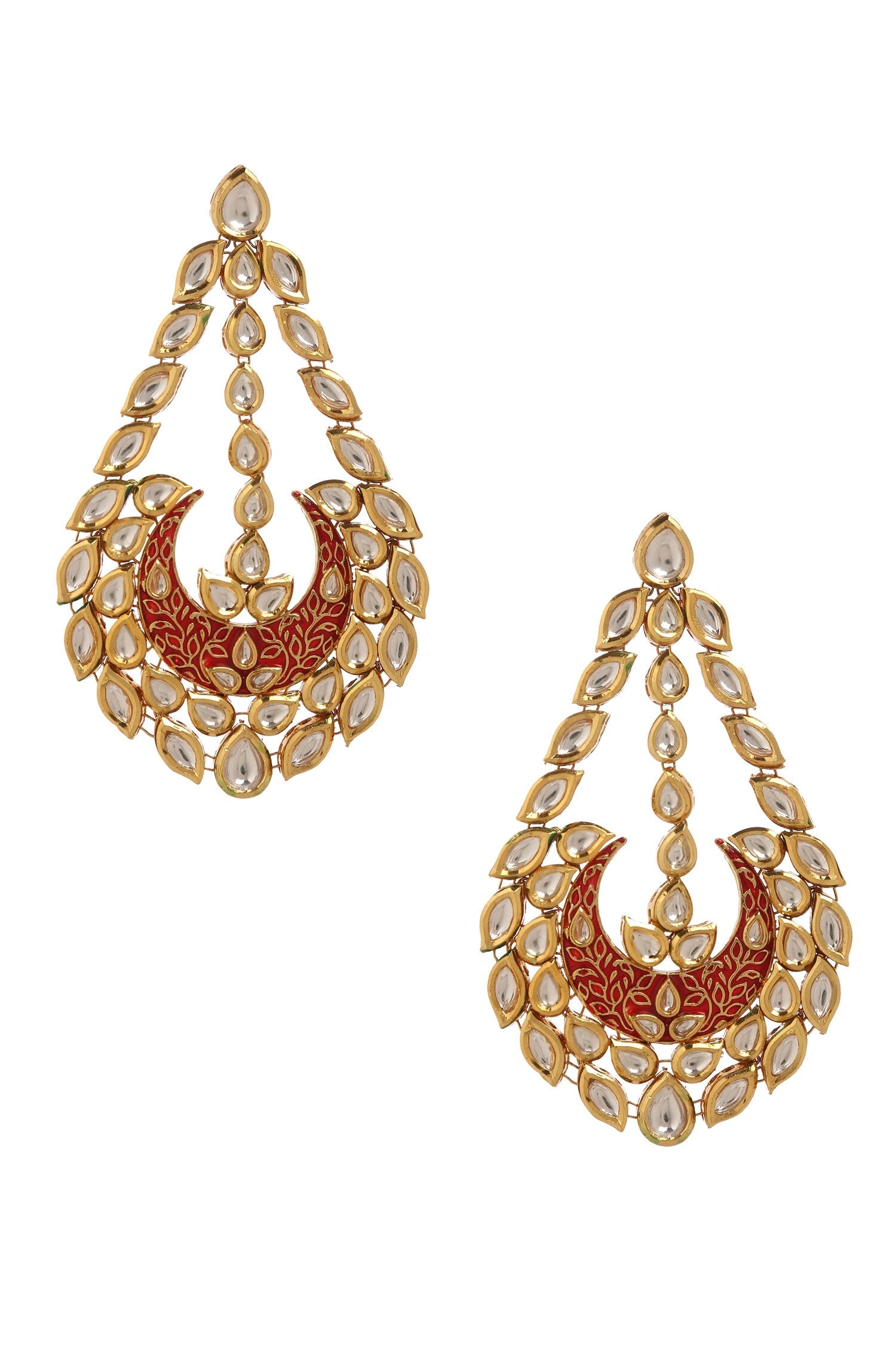 Geometric Embellished Chandbalis 