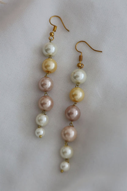 Shell Pearl Dangler Earrings 
