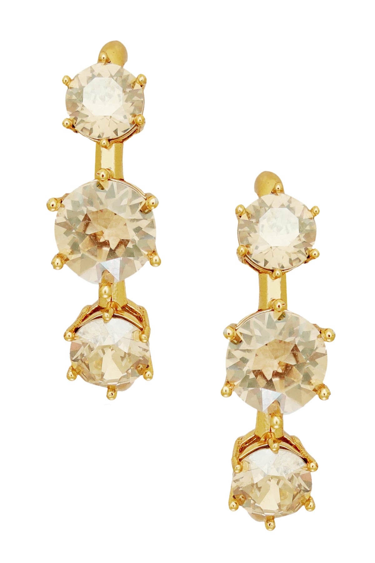 Stone Embellished Round Shaped Studs 