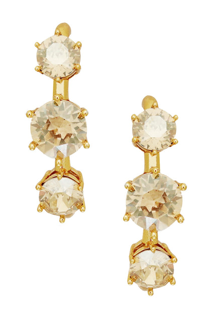 Stone Embellished Round Shaped Studs 