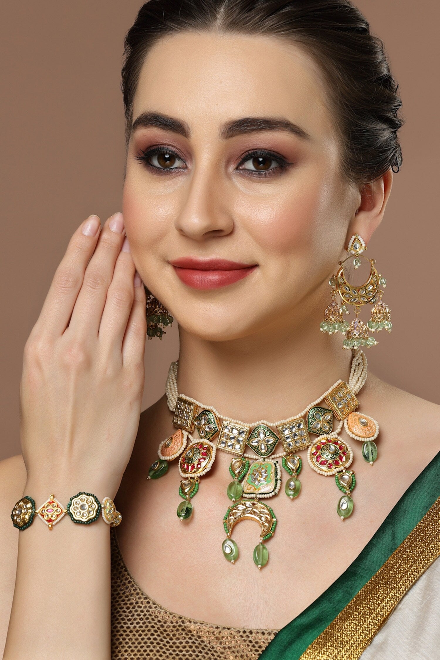 Kundan Embellished Bracelet 