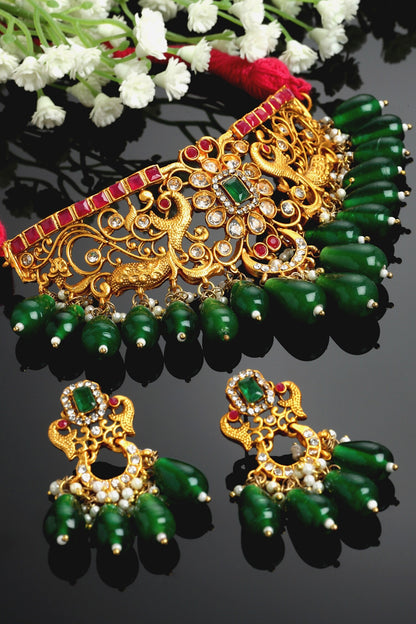 Cutout Detail Choker Set 