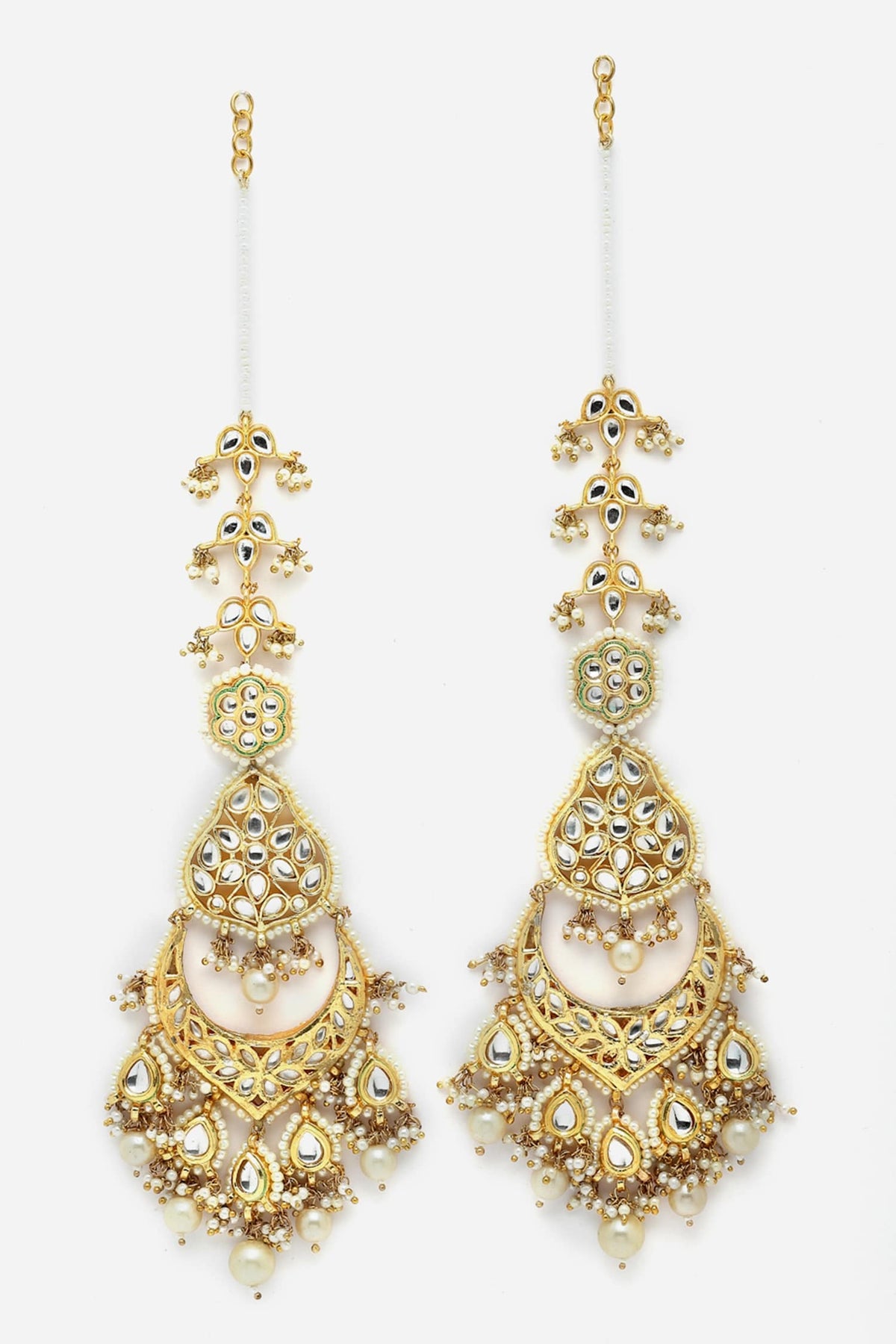 Kundan Embellished Dangler Earrings 