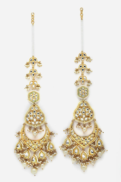 Kundan Embellished Dangler Earrings 