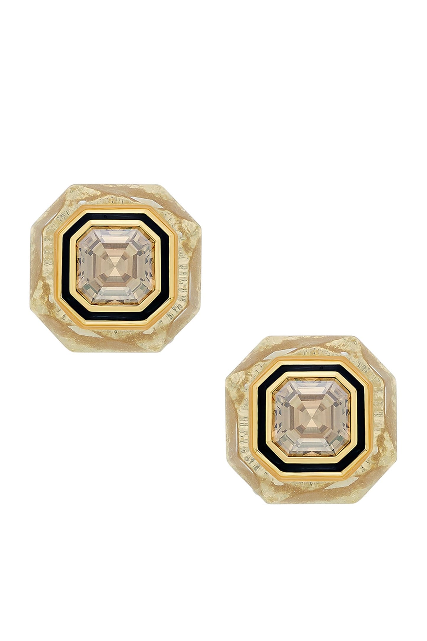 Bling Infinity Cut Crystal Studs 