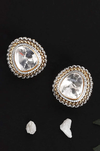 Kundan Embellished Stud Earrings 