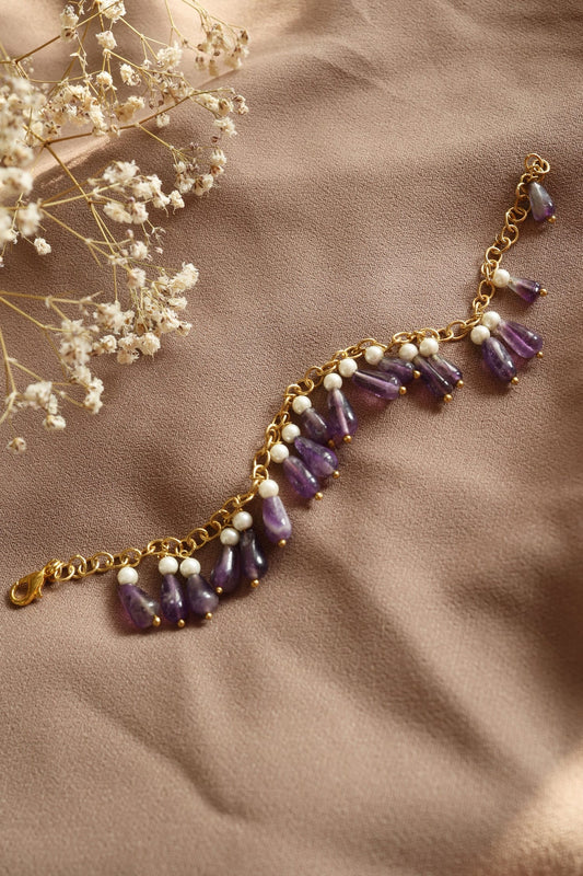 Amethyst Stone Bracelet 