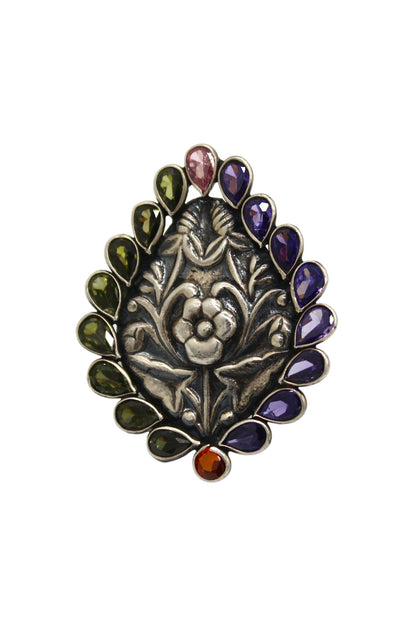 Elena Handcrafted Embellished Ring 