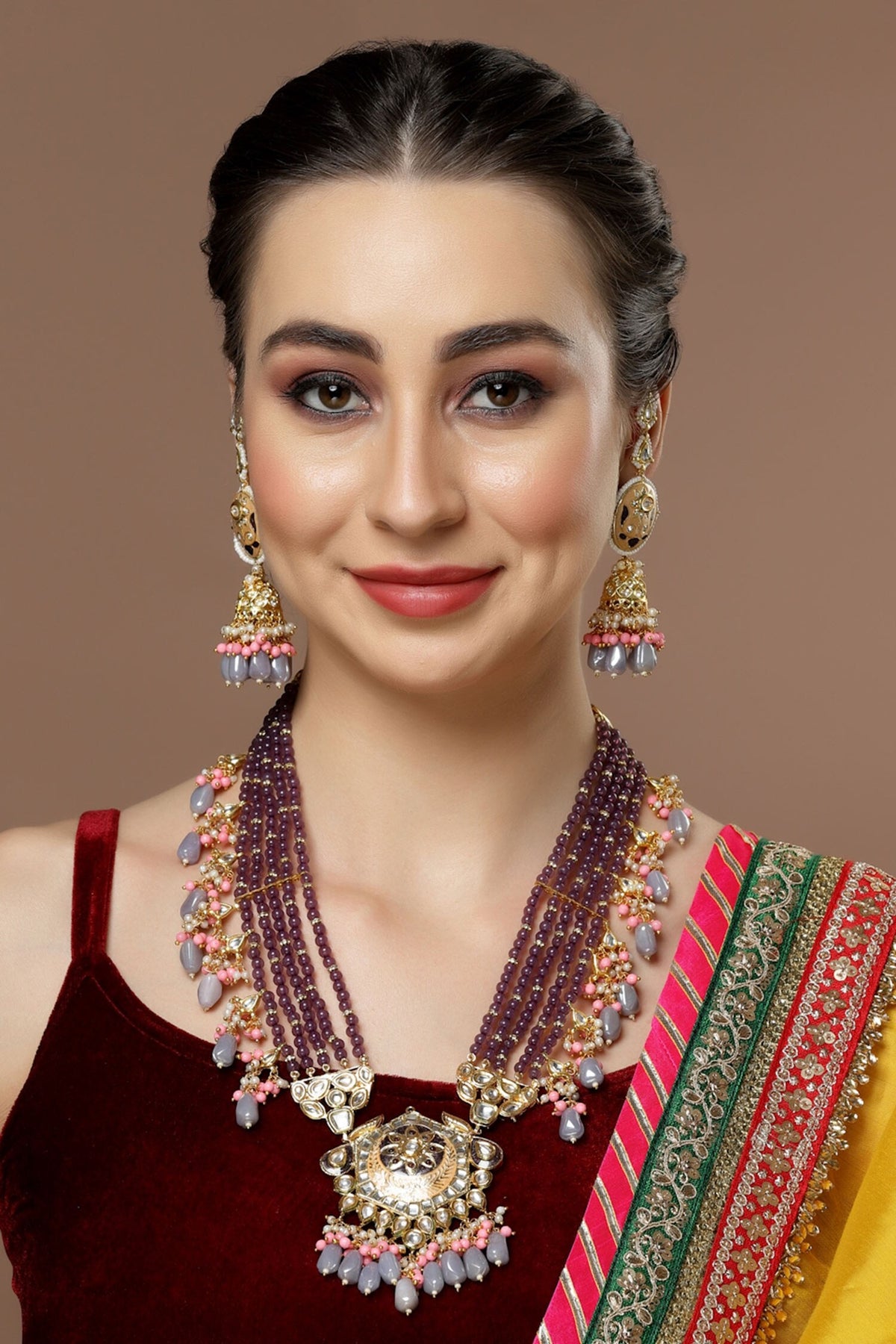 Multi-Layered Long Pendant Necklace 