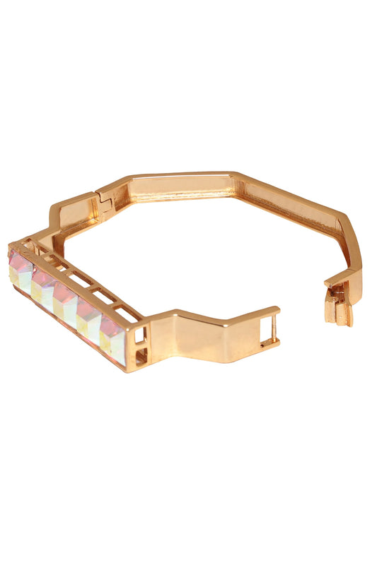 Octagon Shaped Embellished Bracelet 