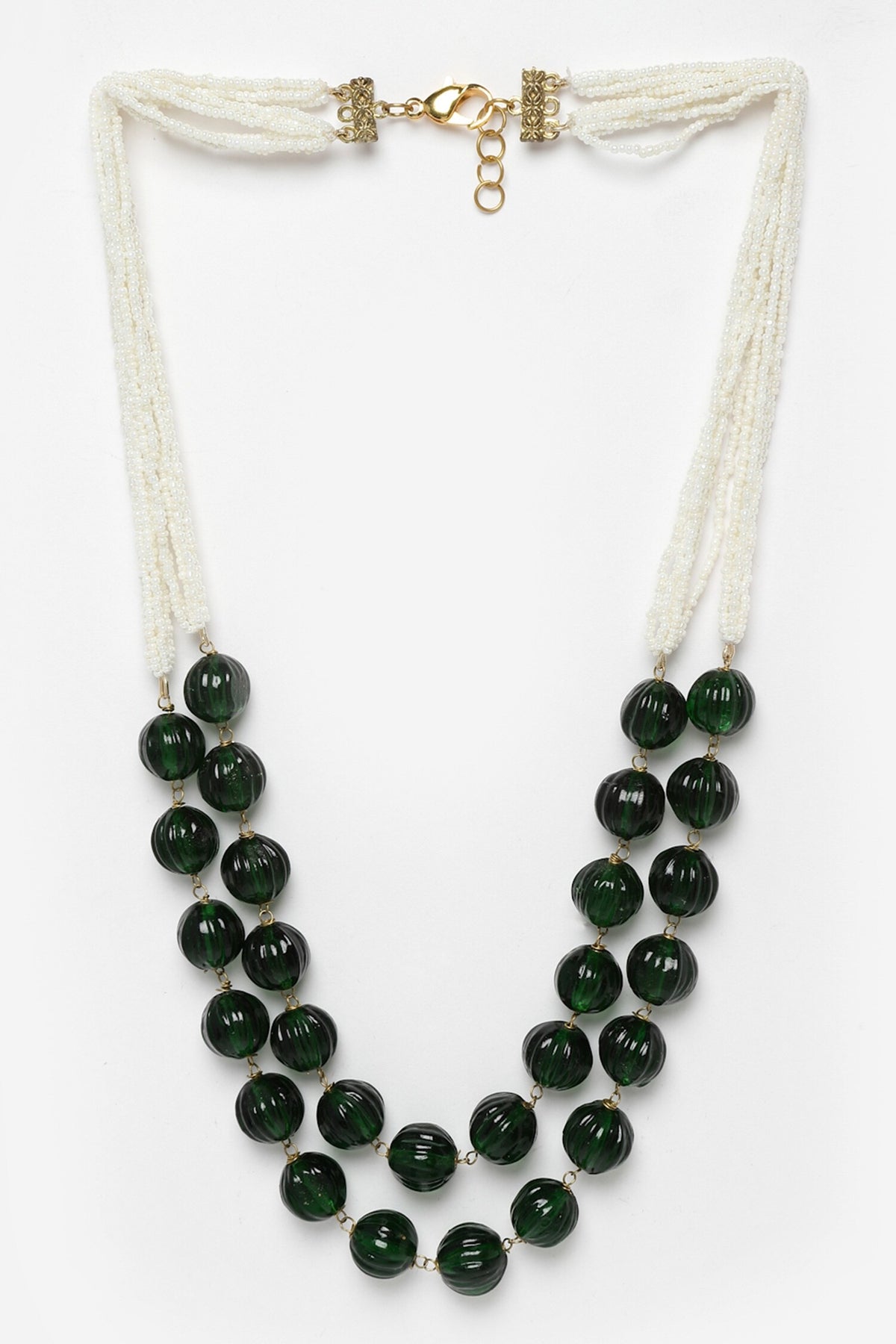 Pearl Embellished Layered Necklace 