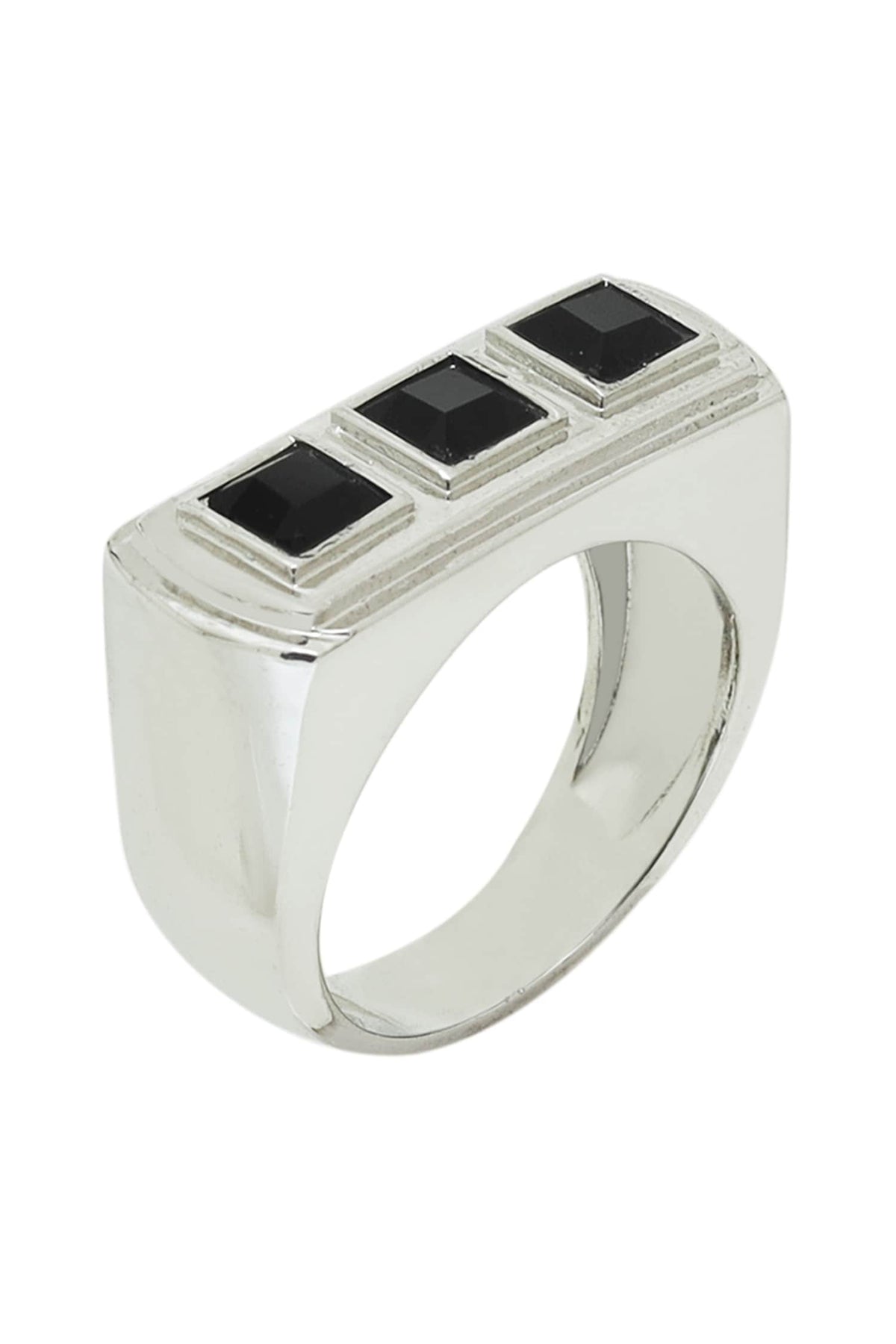 Geometric Encrusted Ring 