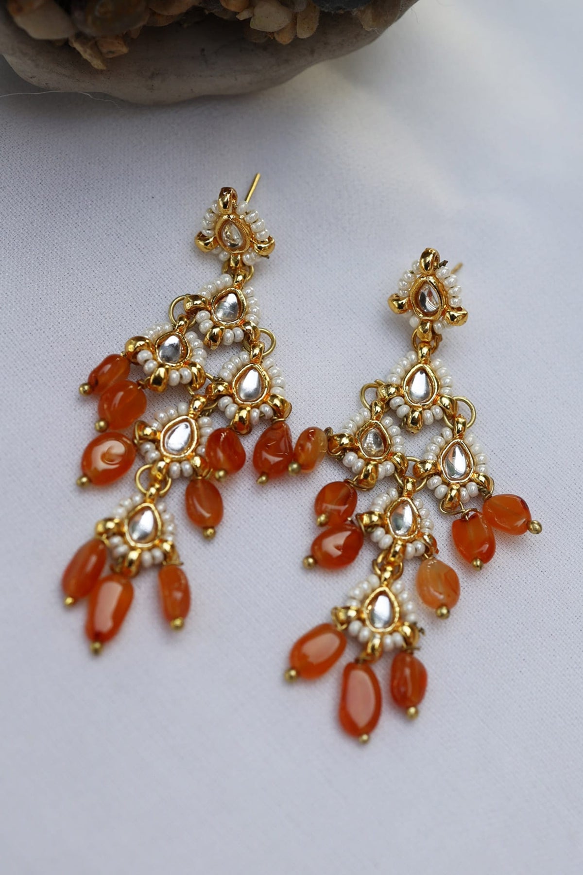 Kundan Dangler Earrings 