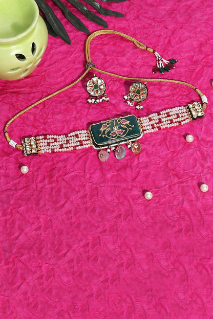 Multi-Layered Beaded Choker Set 