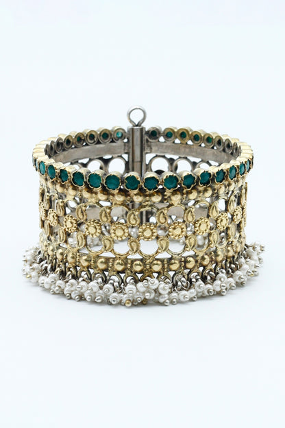 Hena Paisley Embellished Bracelet 