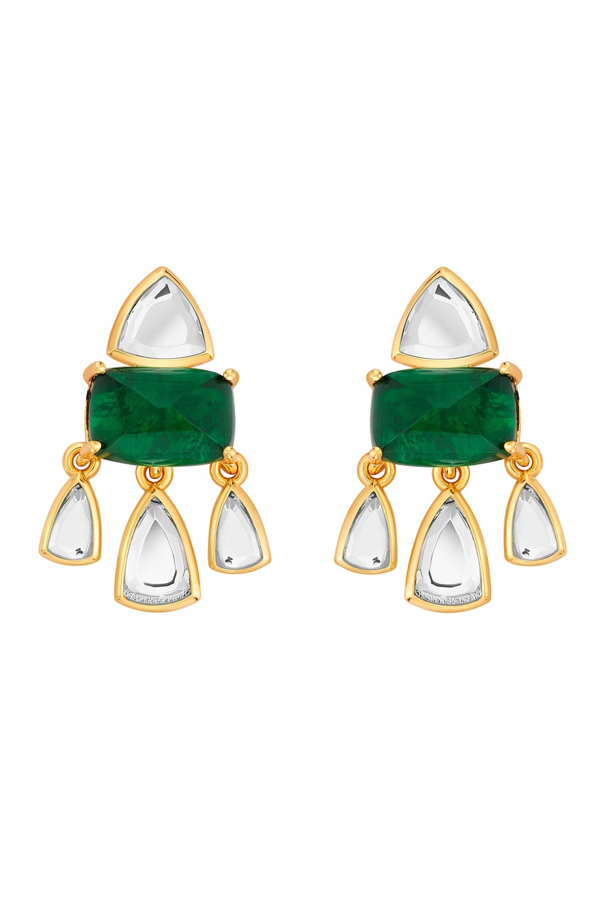 Shiza Mirror & Hydro Statement Studs 