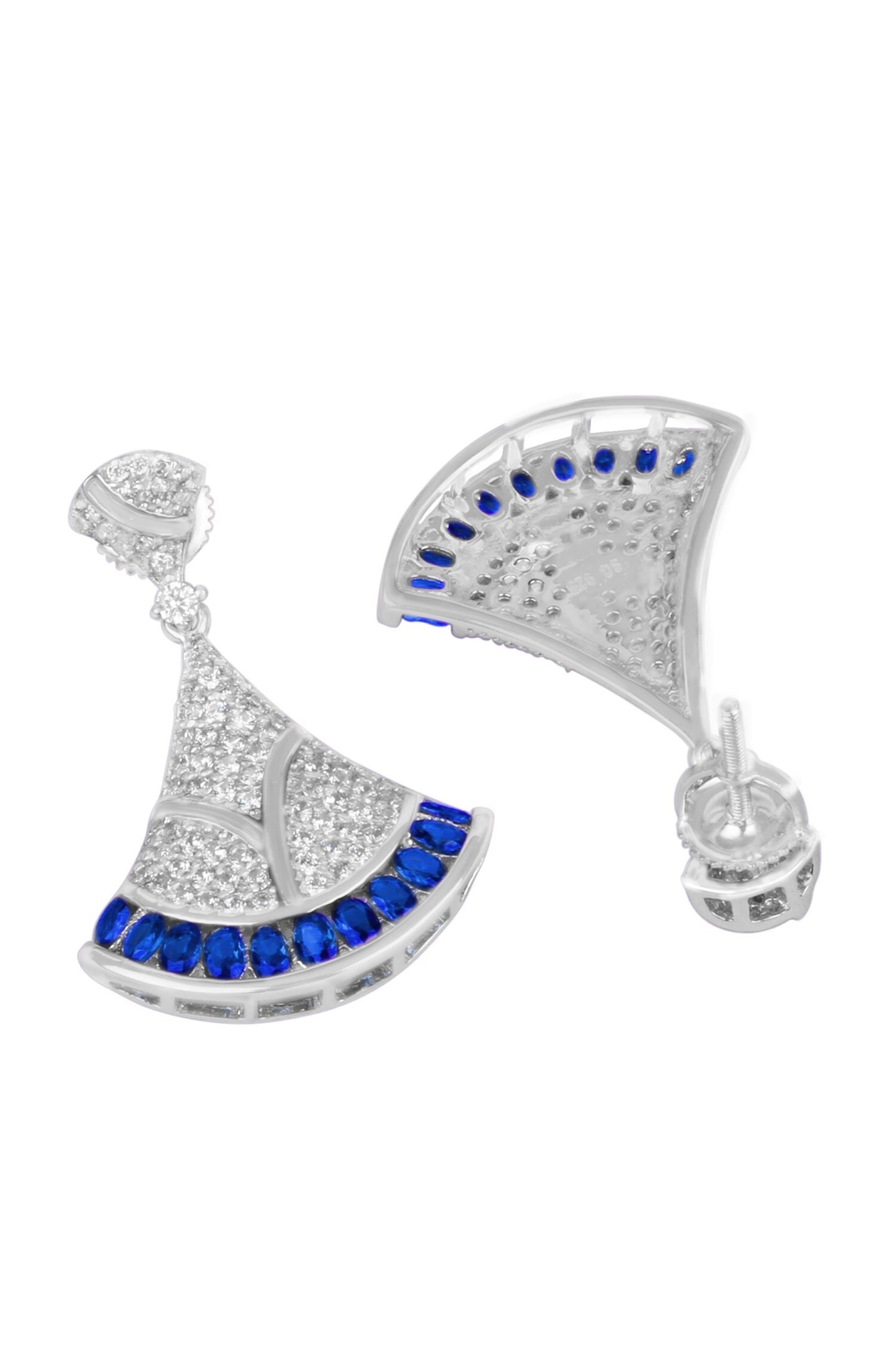 Saniya Silver Drop Earrings 