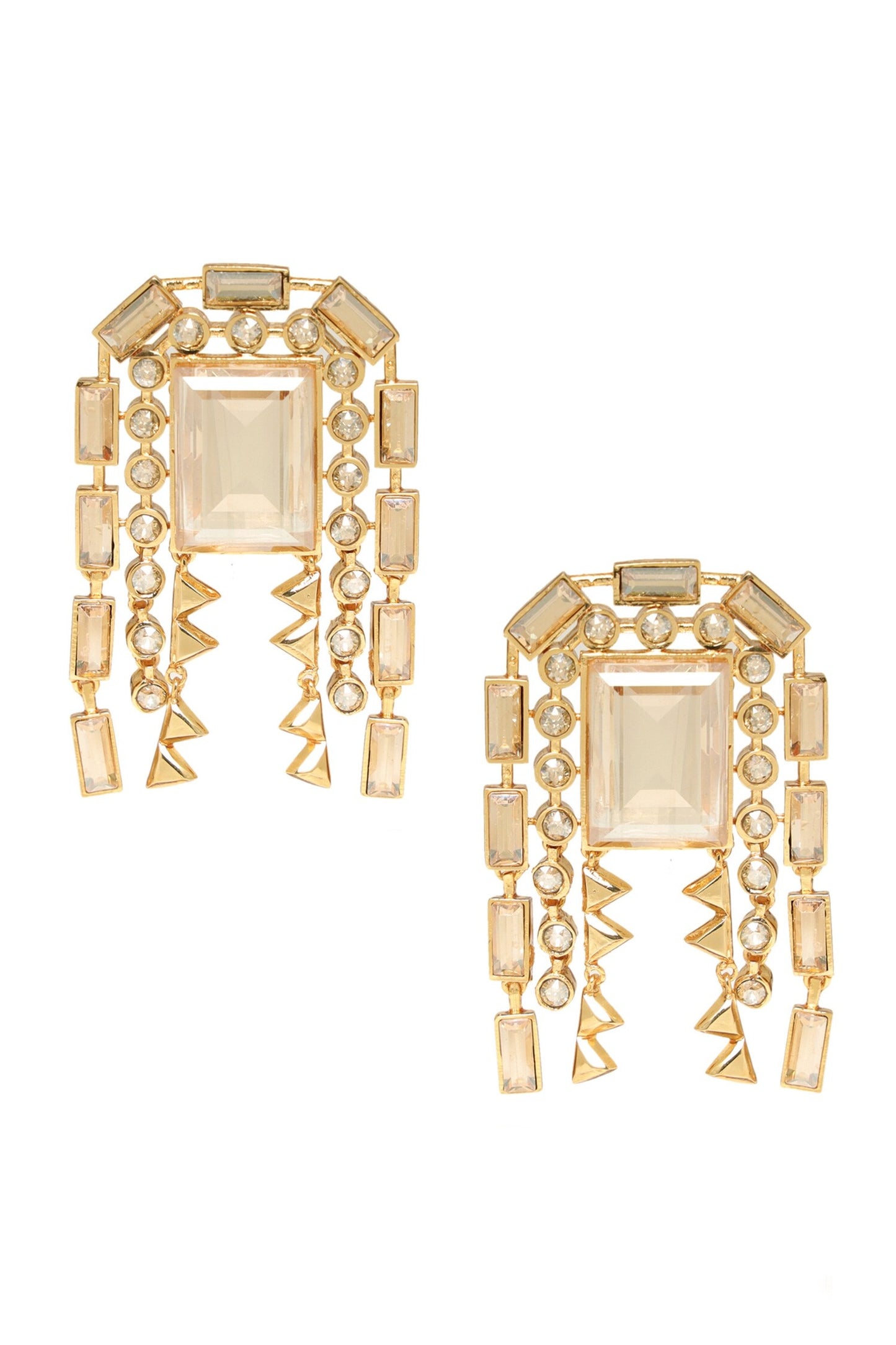 Stone Embellished Earrings 