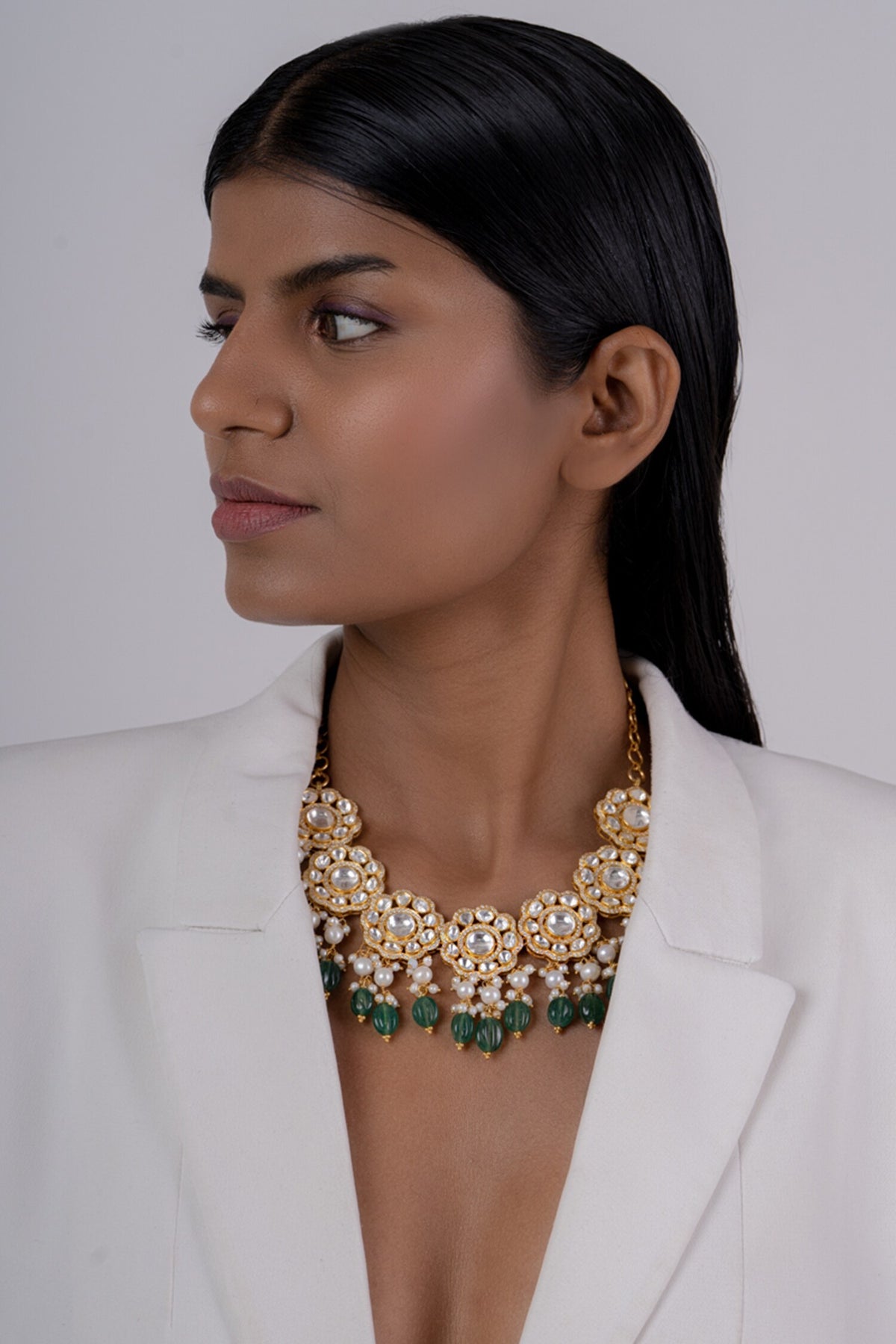 Polki Embellished Necklace 