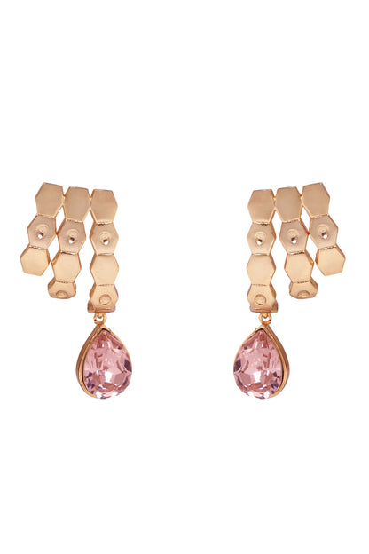 Textured Drop Earrings 
