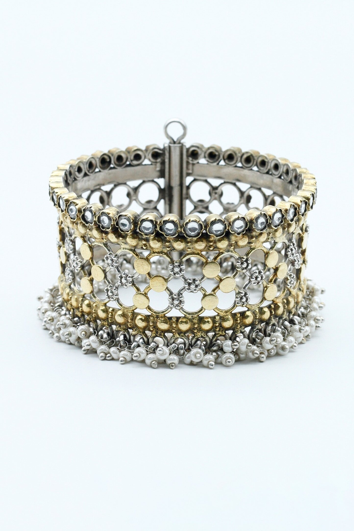 Nazmin Pearl Embellished Bracelet 