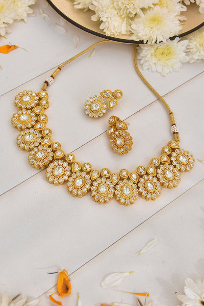 Floral Shaped Necklace Set 
