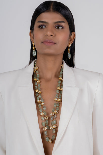 Bead Layered Necklace 
