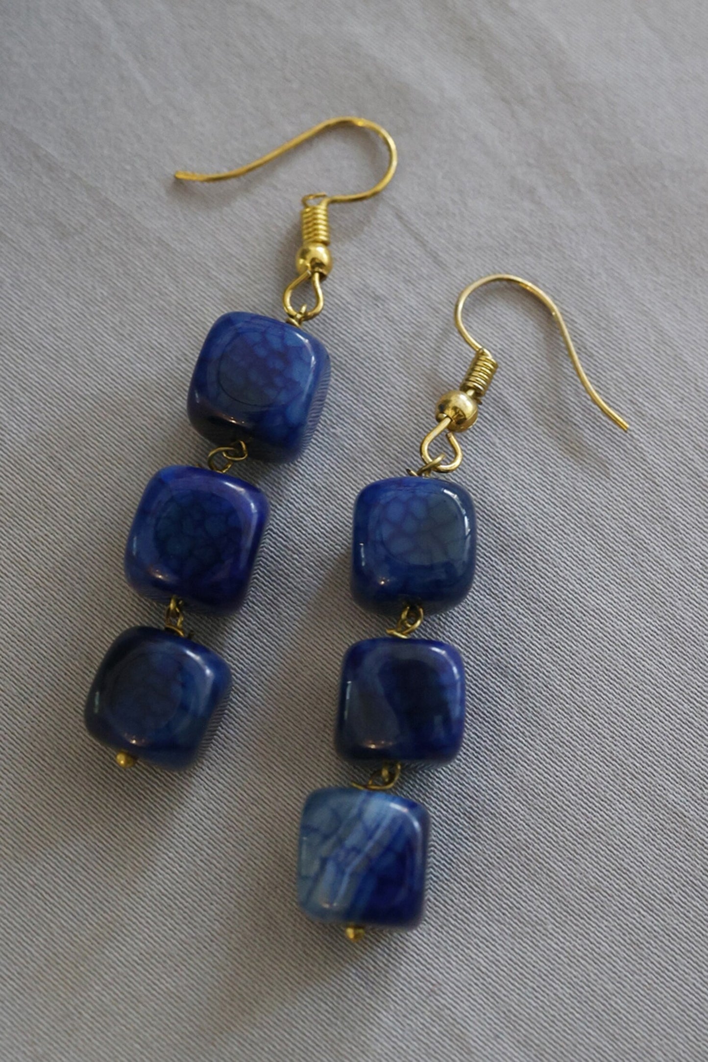 Cube Dangler Earrings 