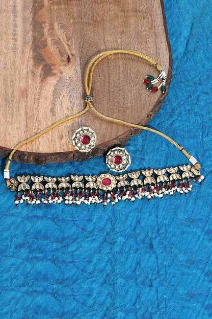 Kundan Studded Choker Set 