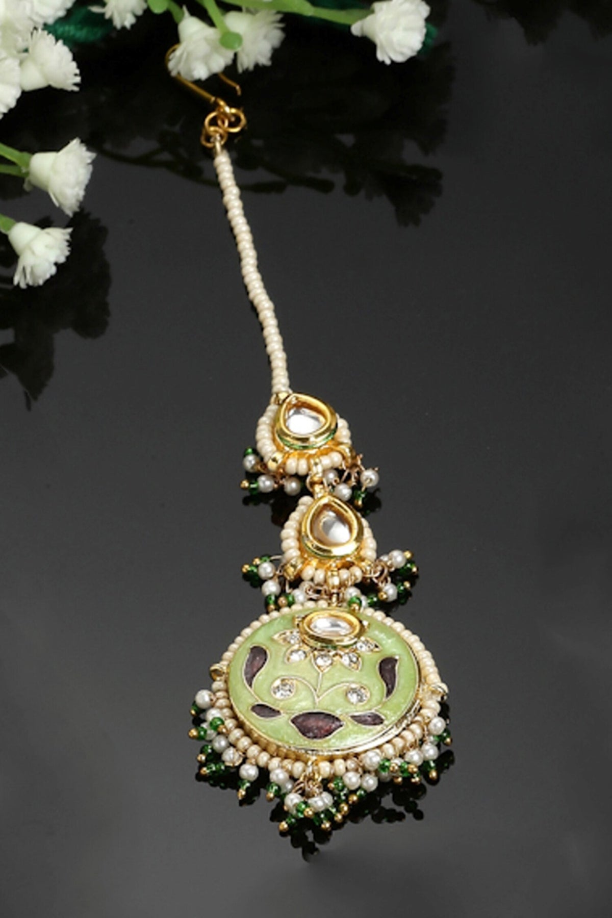 Kundan Embellished Maangtikka 