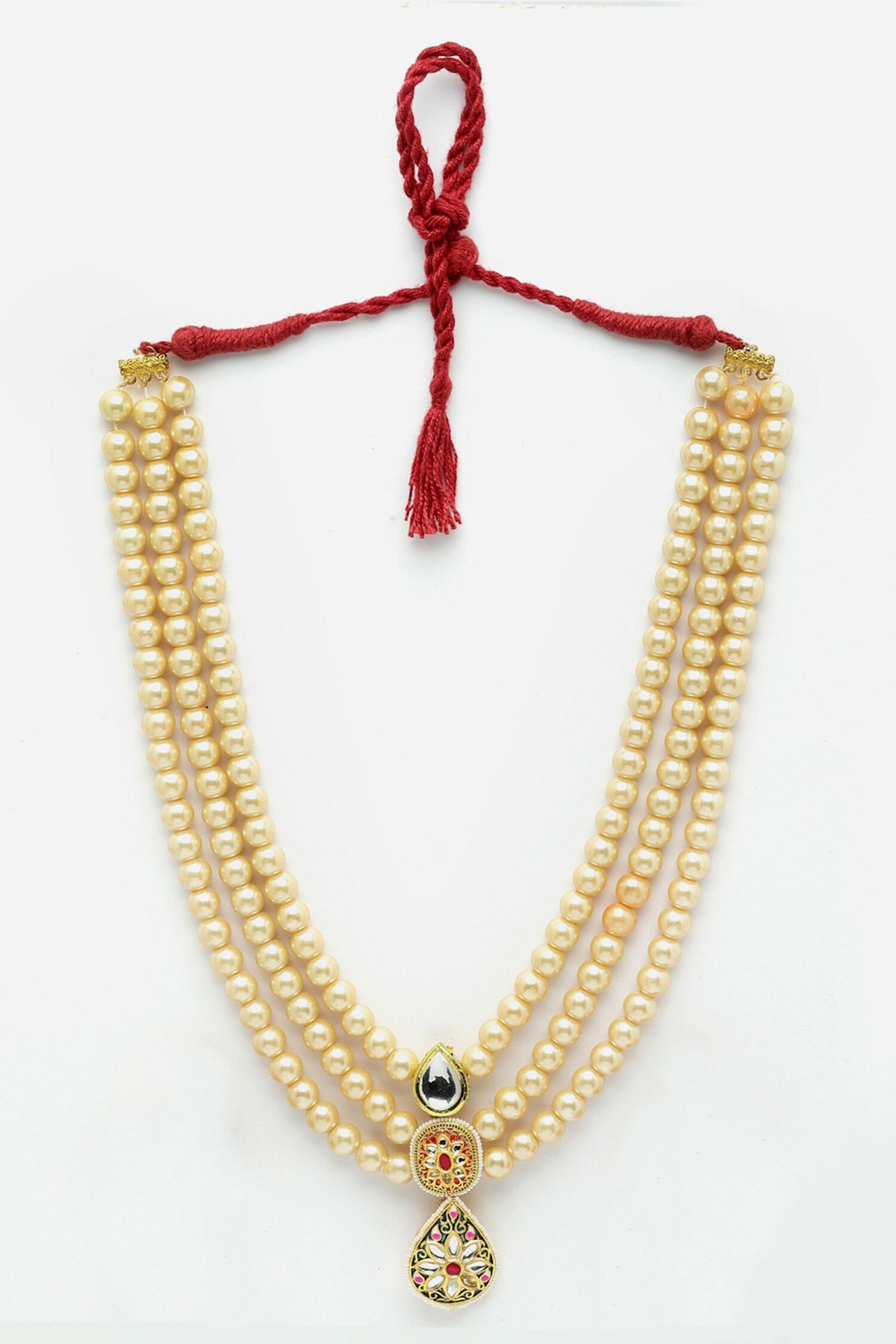 Multi Layered Pearl Necklace 