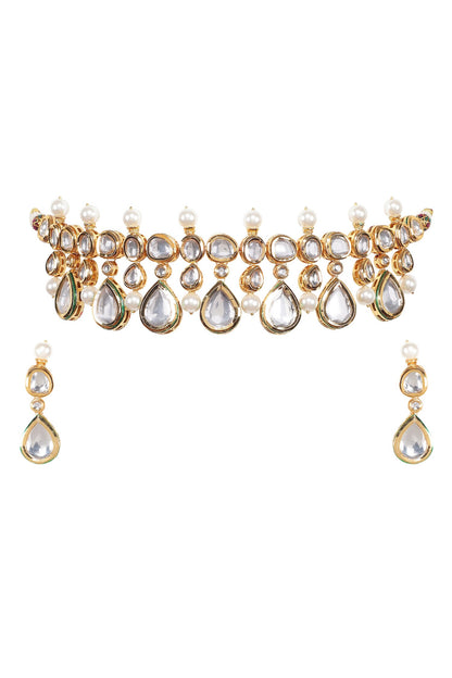 Tear Drop Shaped Choker Set 