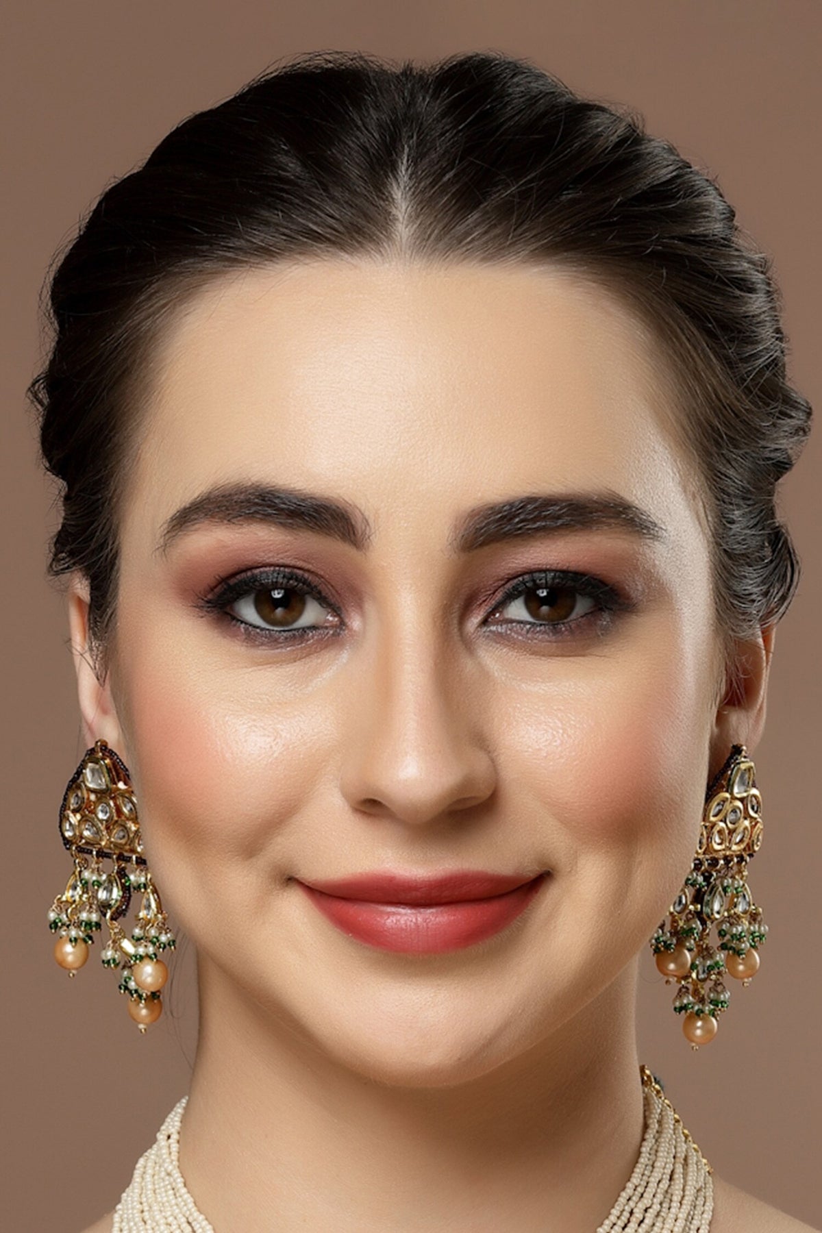 Stone Tassel Drop Earrings 