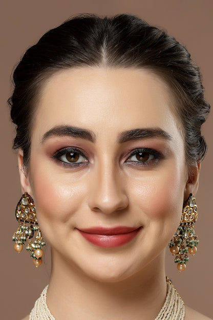 Stone Tassel Drop Earrings 
