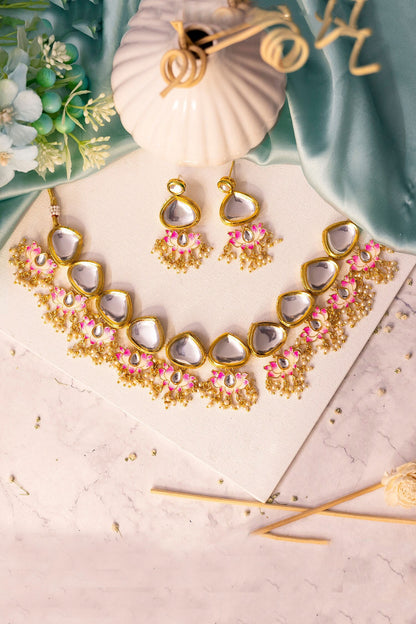 Lotus Drop Choker Set 