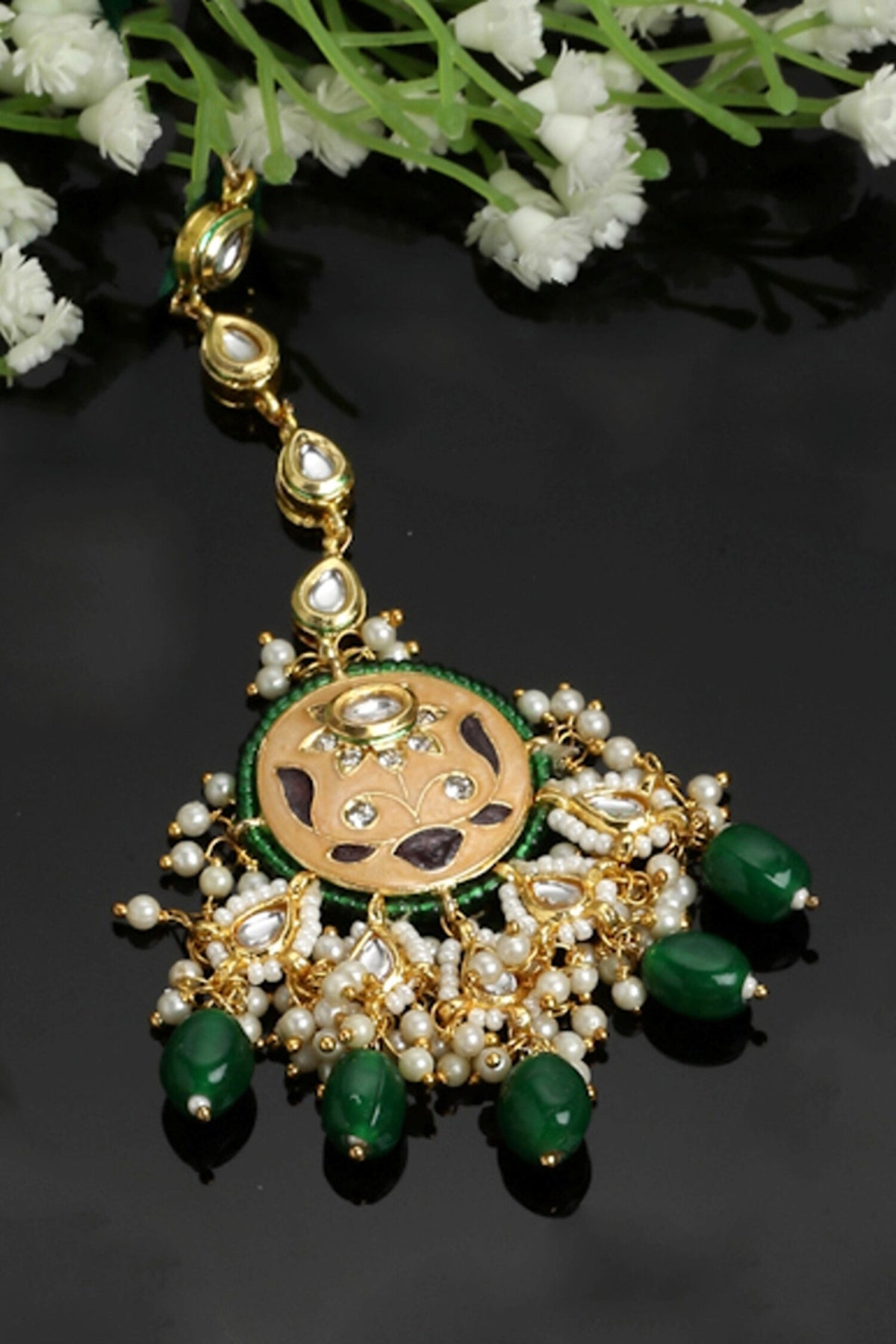 Meenakari Work Maangtikka 