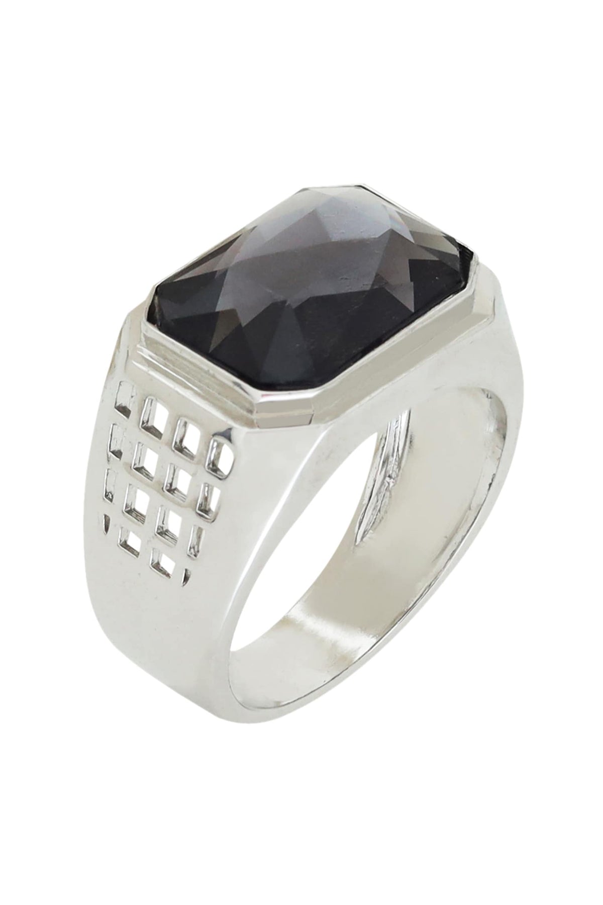 Cut Work Stone Embellished Ring 