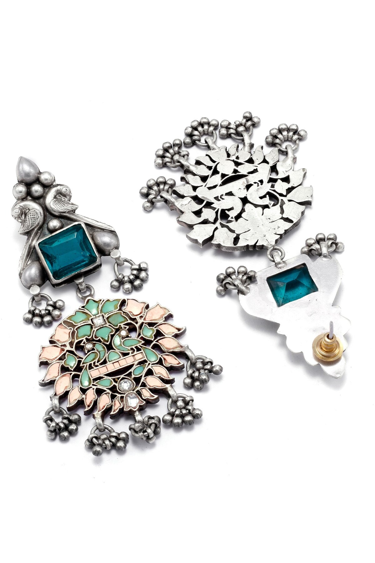 Kashida Kundan Embellished Earrings 