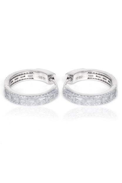 Shaya Silver Huggie 