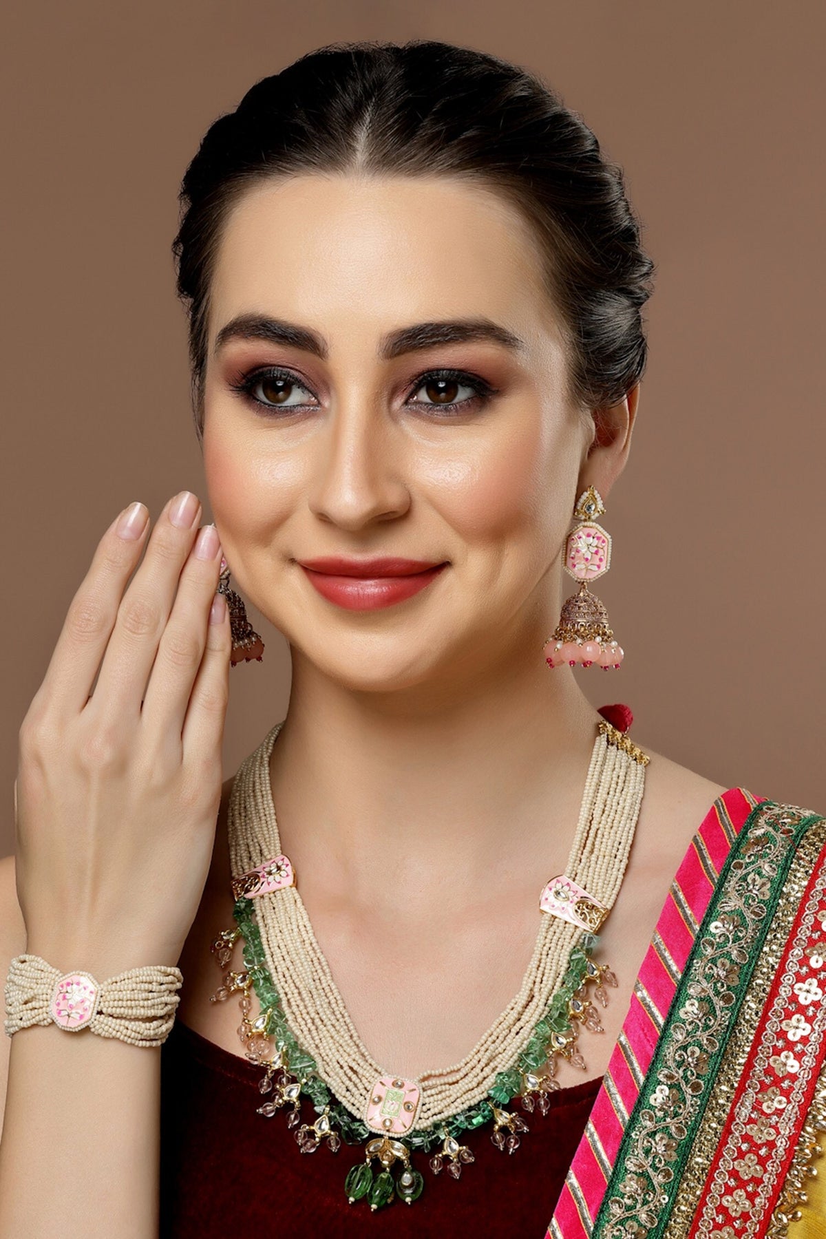 Pearl Layered Necklace Set 