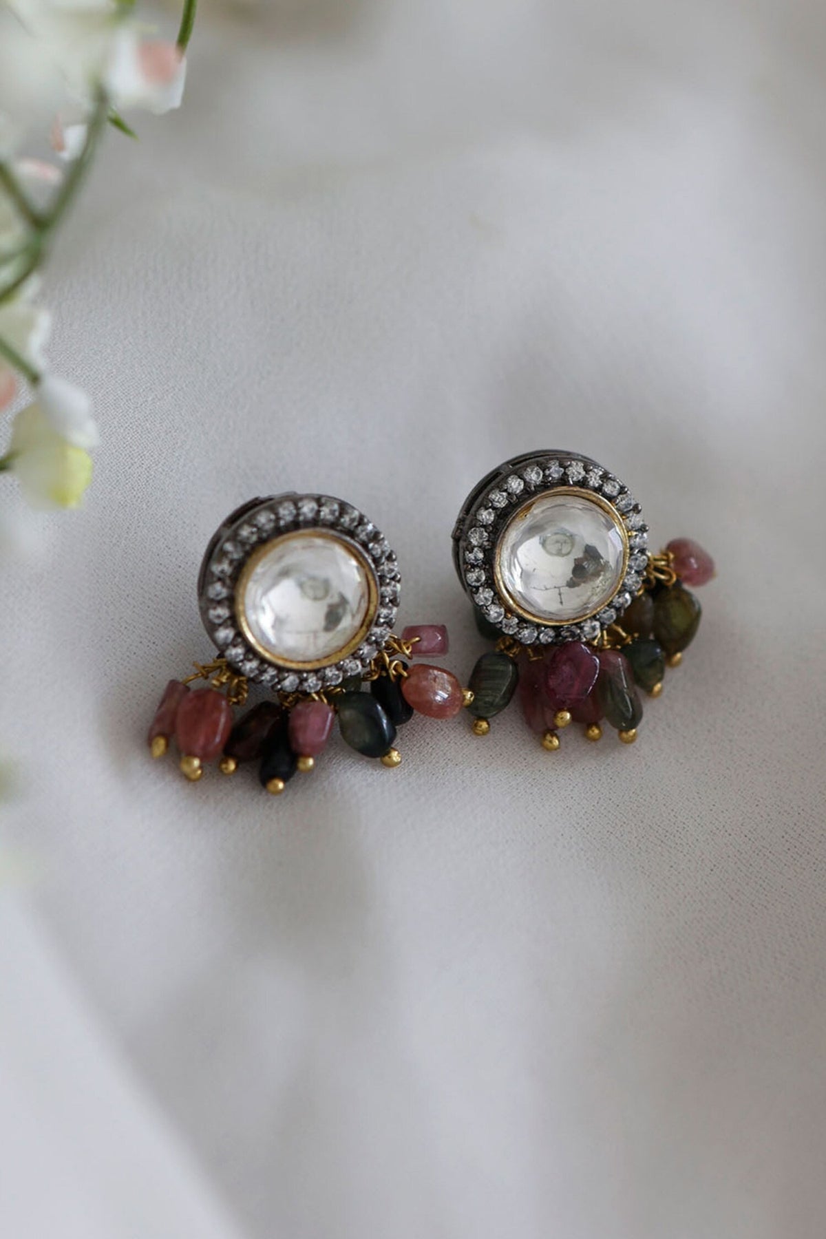 Polki Encrusted Earrings 