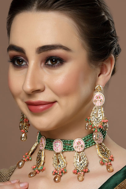 Kundan Embellished Choker Set 