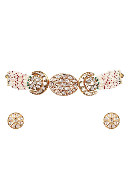 Stone Embellished Choker Set 