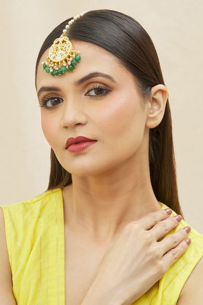 Kundan Embellished Maangtikka 