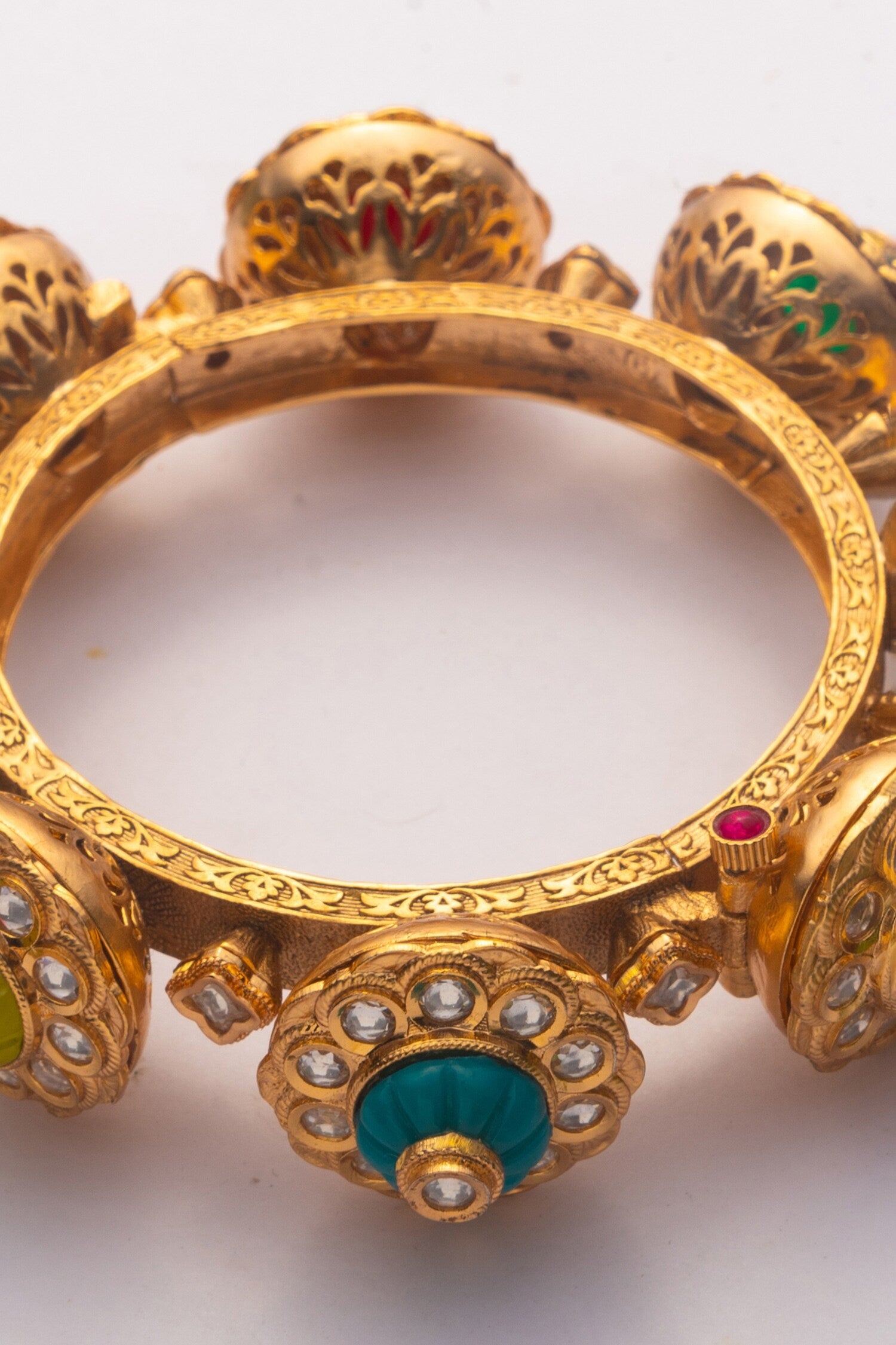 Navratna Stones Studded Kada 