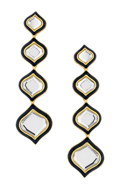 Amina Mirror Minaret Earrings 
